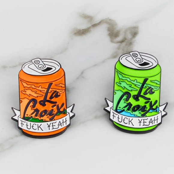 La Croix "Fuck Yeah" Can Fashion Pin ✴ - Picture 8 of 15